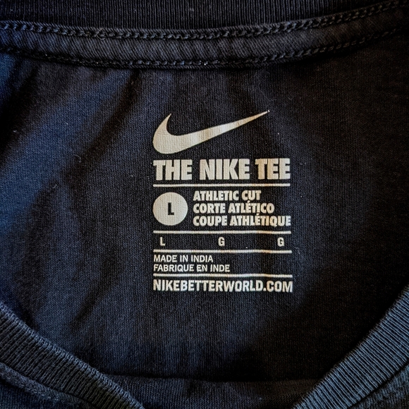 Nike Dri-Fit 'Man Up Or Shut Up' Black Tee - Picture 4 of 4